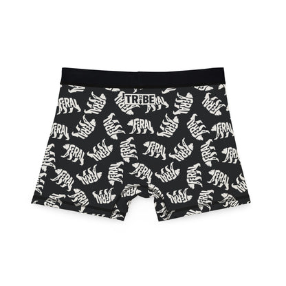 FERAL BEAR Men's Boxer Briefs - Onyx