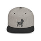 PUP Flat Bill Snapback — Onyx Logo