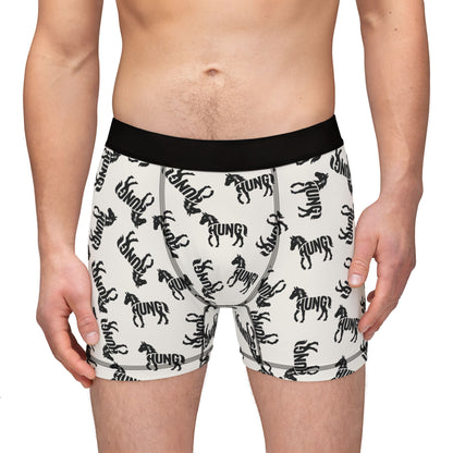 HUNG HORSE Men's Boxer Briefs - Bone