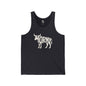 HORNY BULL Jersey Tank - Bone Silhouette Design