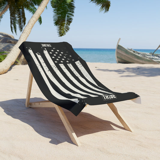 BARS-N-STARS Beach Towel - Onyx & Bone