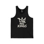 NO KINGS Jersey Tank - Bone Silhouette Design