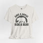 RIDE A BEAR Jersey Tee - Onyx Design