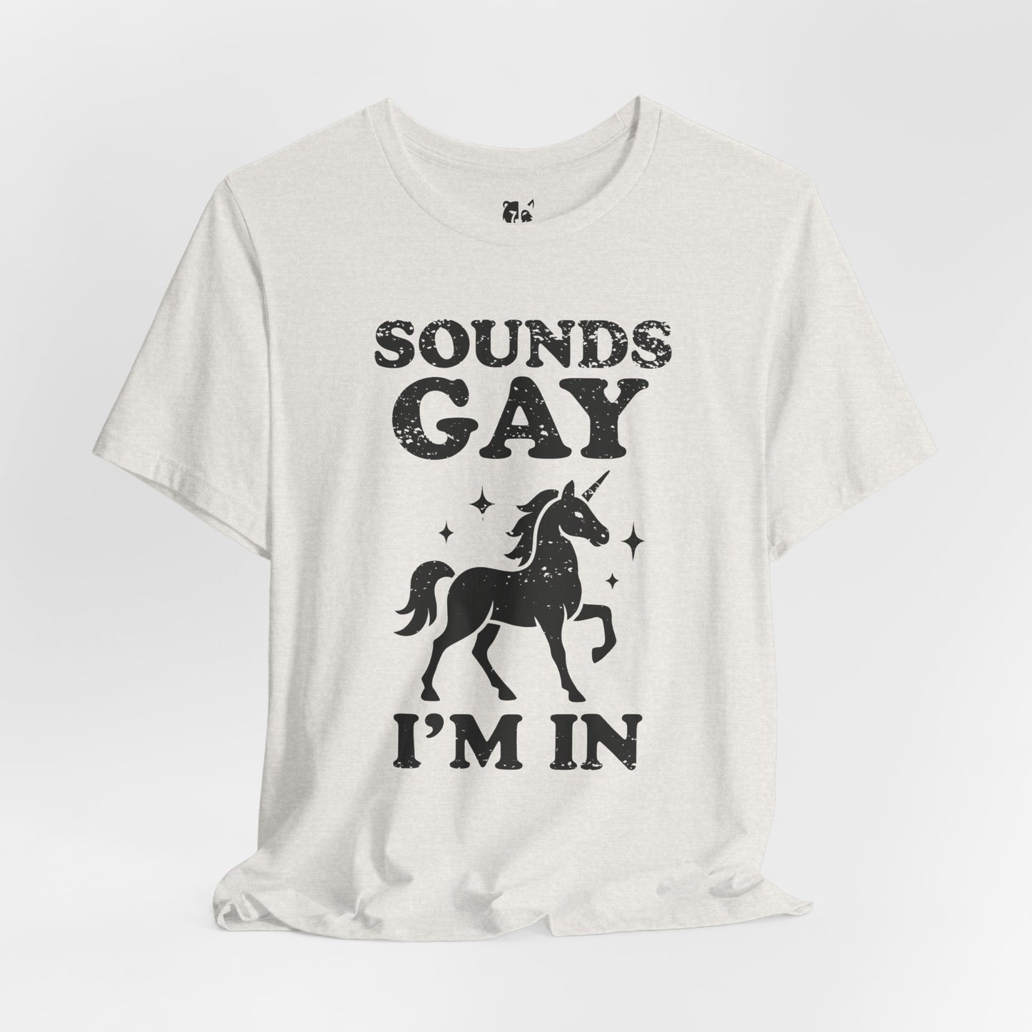 SOUNDS GAY Jersey Tee - Onyx Design