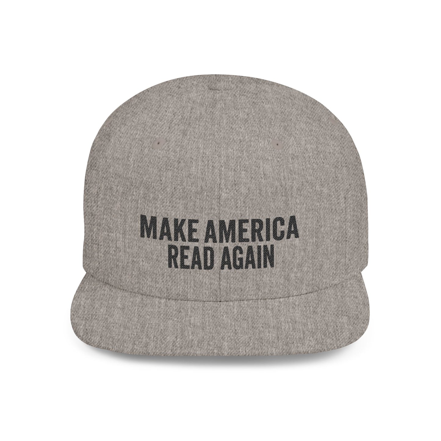 MARA Flat Bill Snapback — Onyx Design