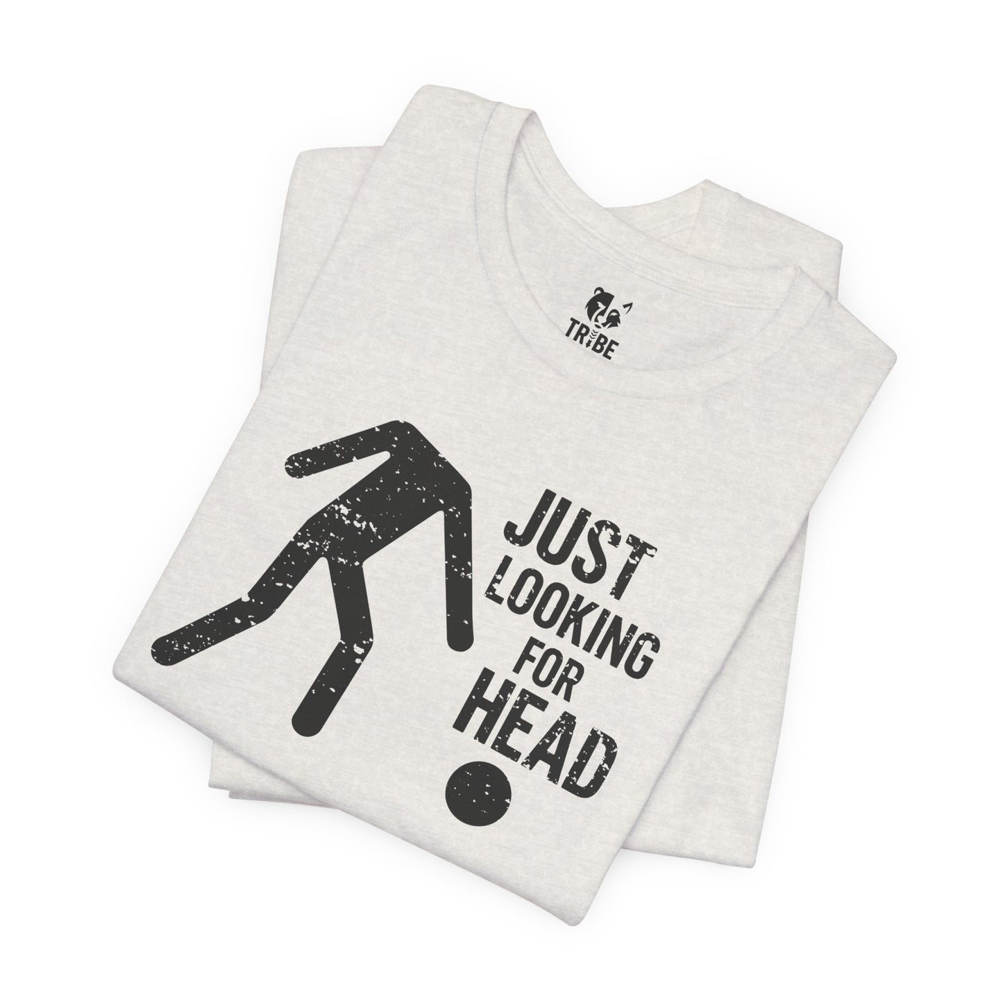 LOOKING FOR HEAD Jersey Tee - Onyx Design