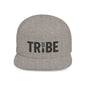 TRIBE Logo Flat Bill Snapback — Onyx Design