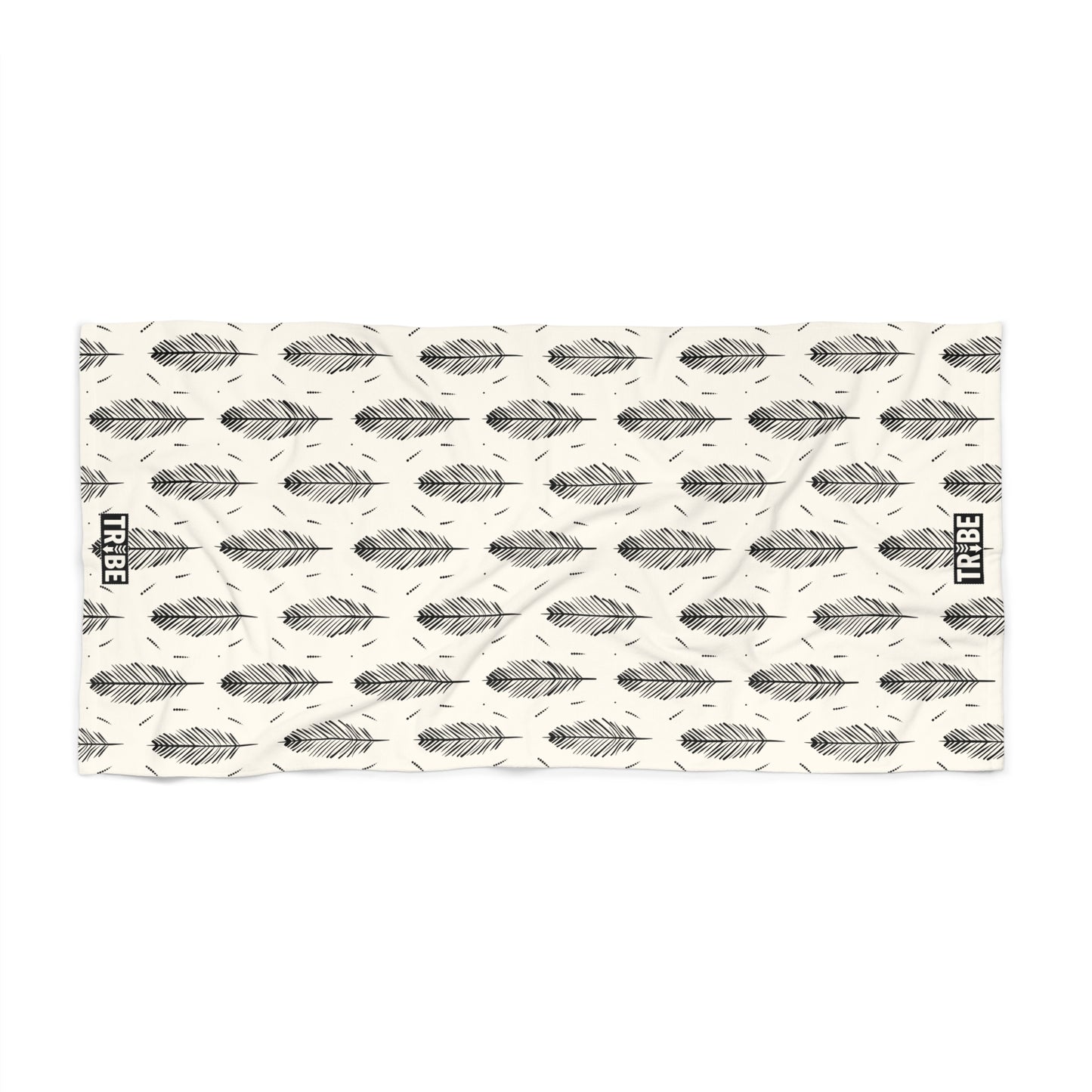 LIGHT AS A FEATHER Beach Towel - Bone