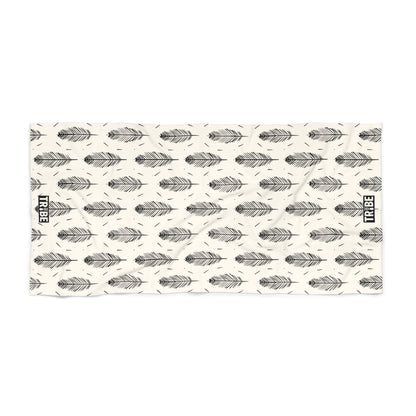 LIGHT AS A FEATHER Beach Towel - Bone