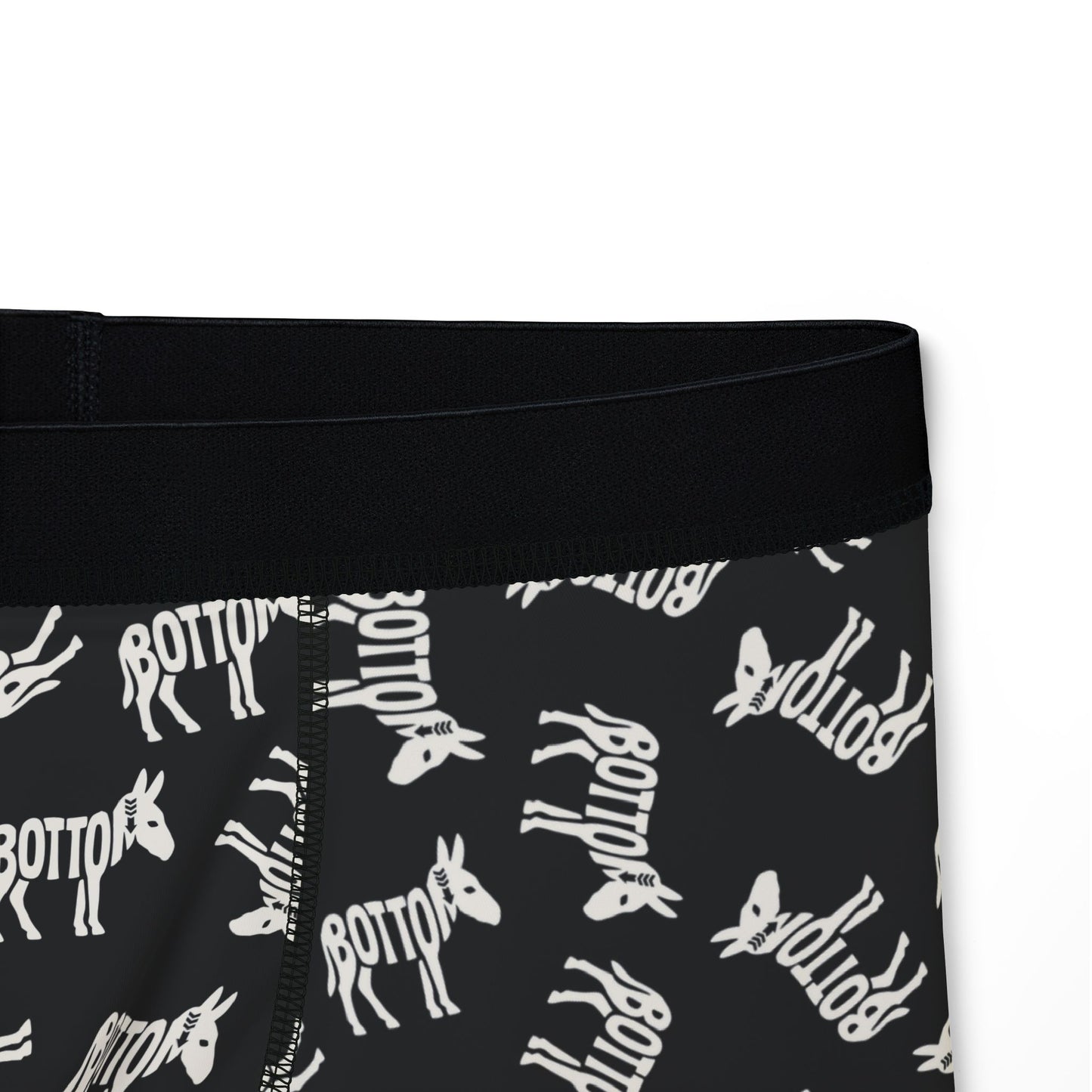 BOTTOM ASS Men's Boxer Briefs - Onyx