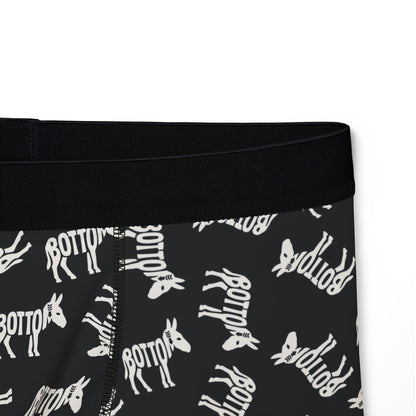BOTTOM ASS Men's Boxer Briefs - Onyx