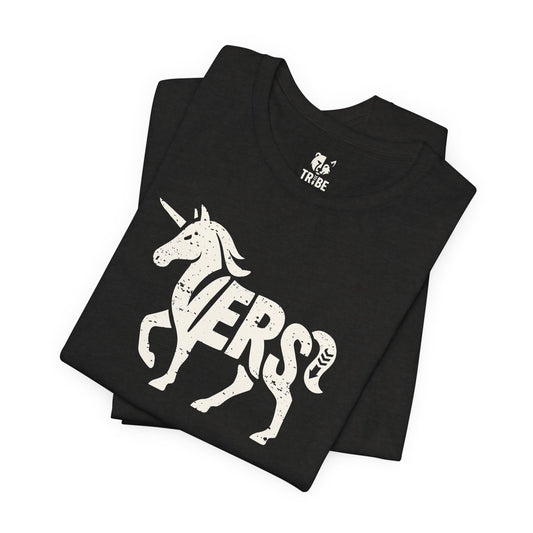 VERS UNICORN Jersey Tee - Bone Silhouette Design