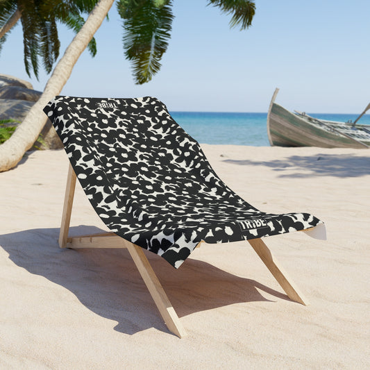 PANSY Beach Towel - Onyx