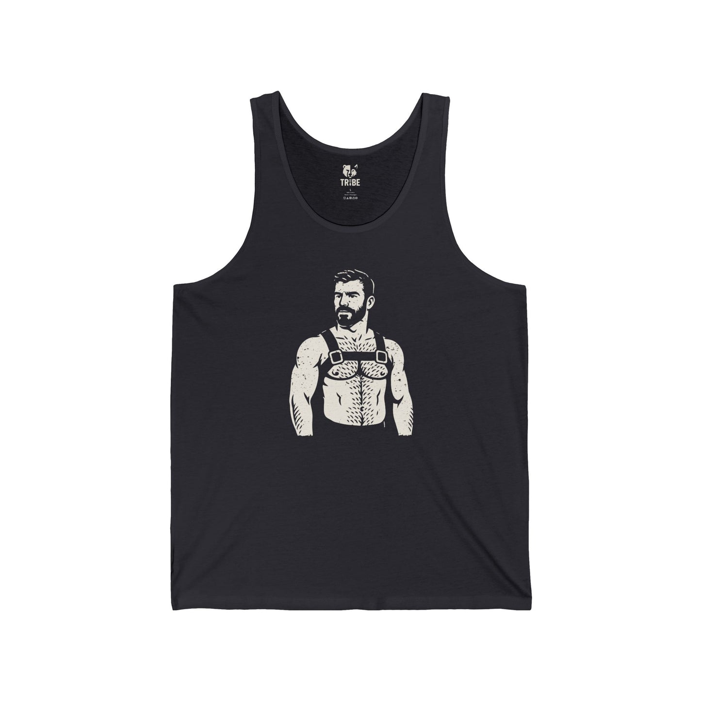 MIGUEL Jersey Tank - Bone Silhouette Design