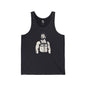 MIGUEL Jersey Tank - Bone Silhouette Design