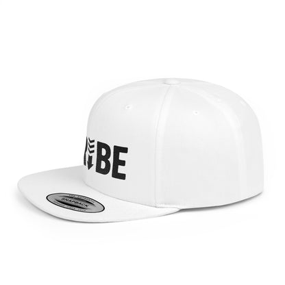 TRIBE Logo Flat Bill Snapback — Onyx Design