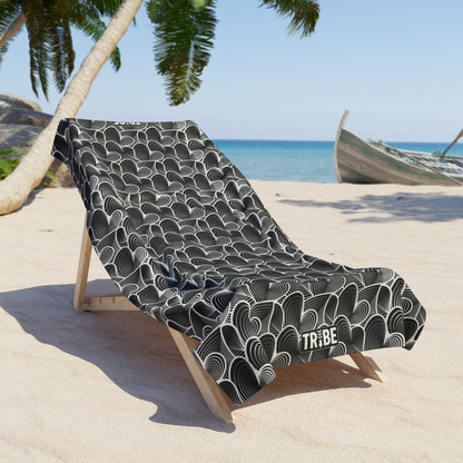 HEART-ON Beach Towel - Onyx