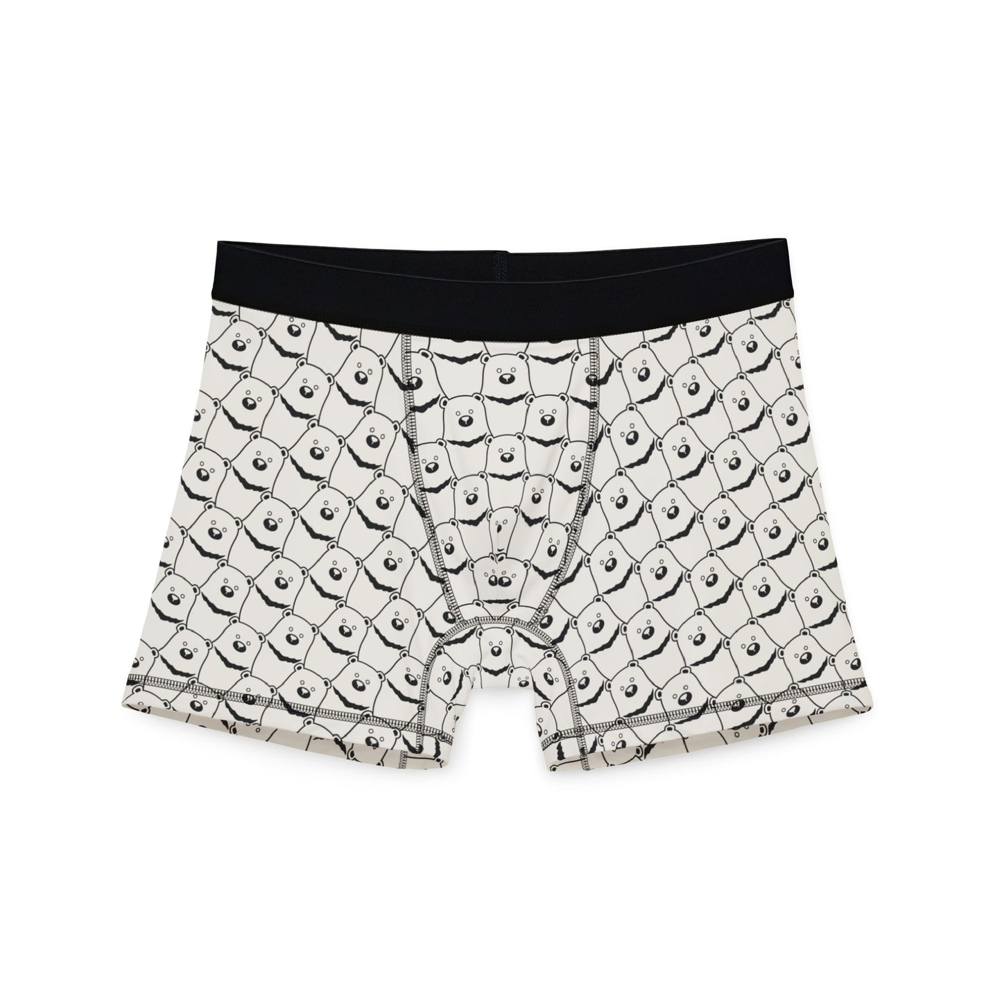 BEAR STARE Men's Boxer Briefs - Bone