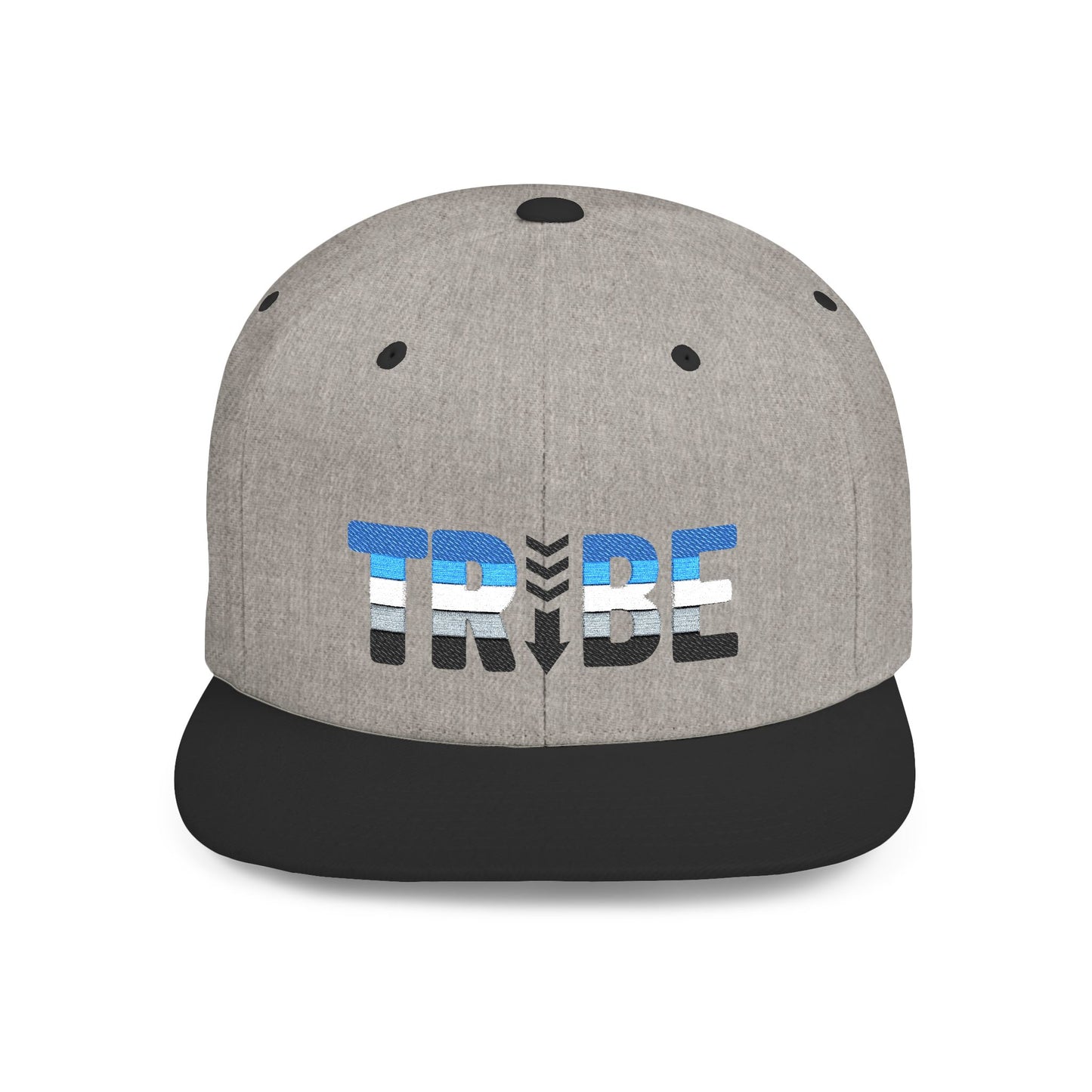 TRIBE Logo Flat Bill Snapback — Otter Pride Design