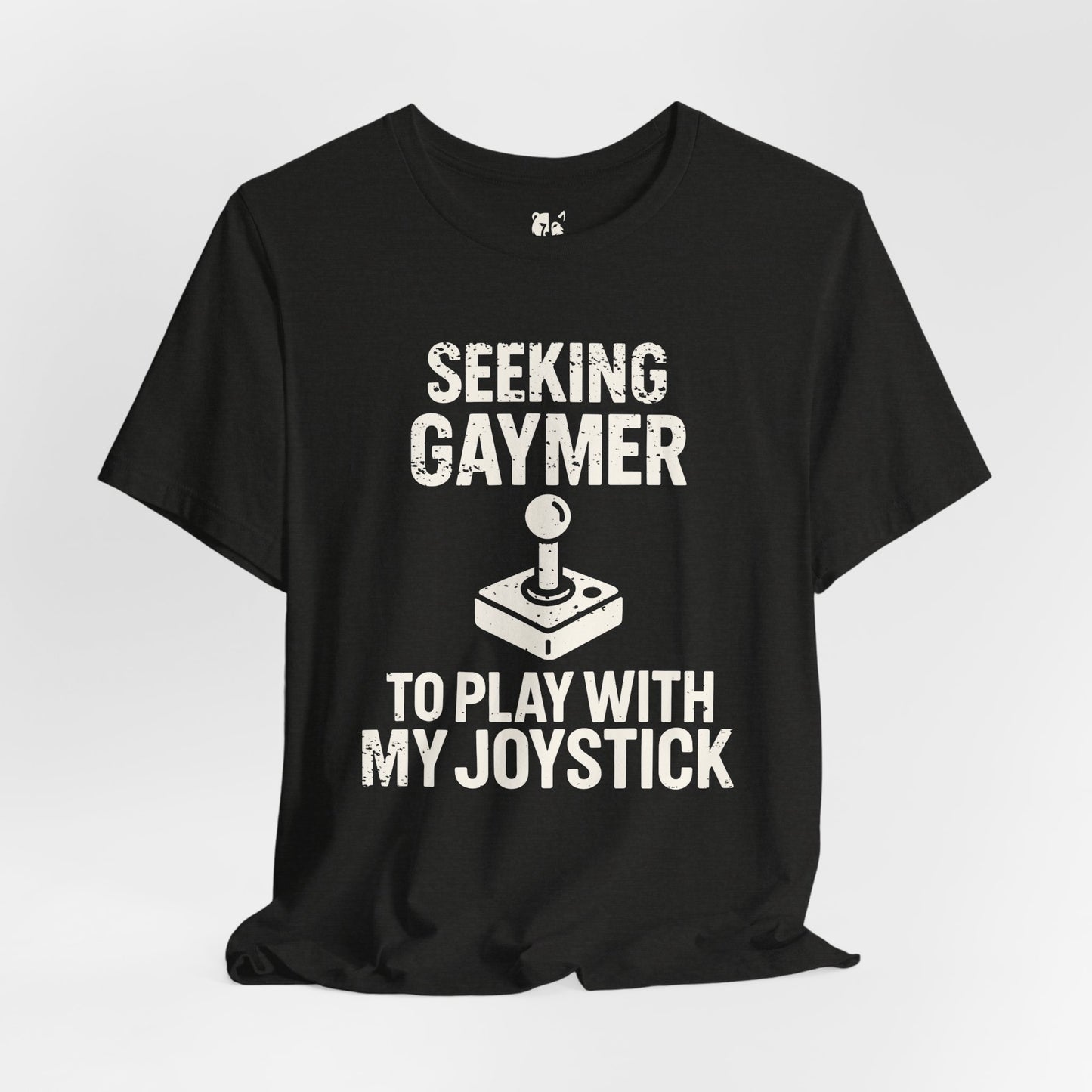 SEEKING GAYMER Jersey Tee - Bone Design