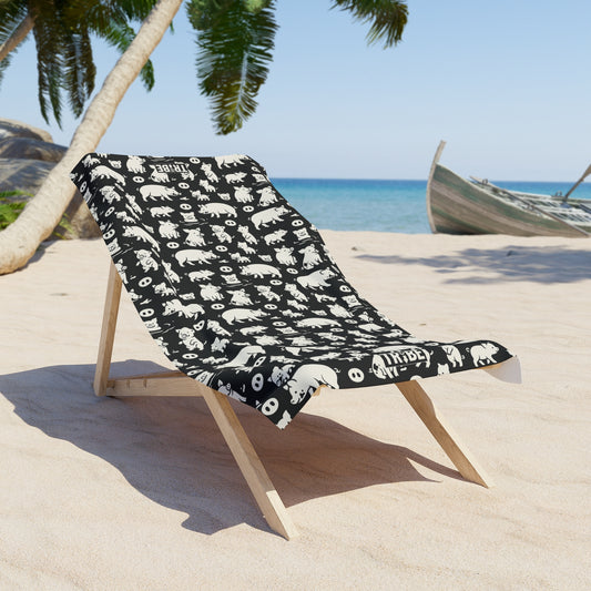 LITTLE PIGGY Beach Towel - Onyx