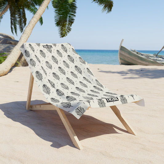 LIGHT AS A FEATHER Beach Towel - Bone