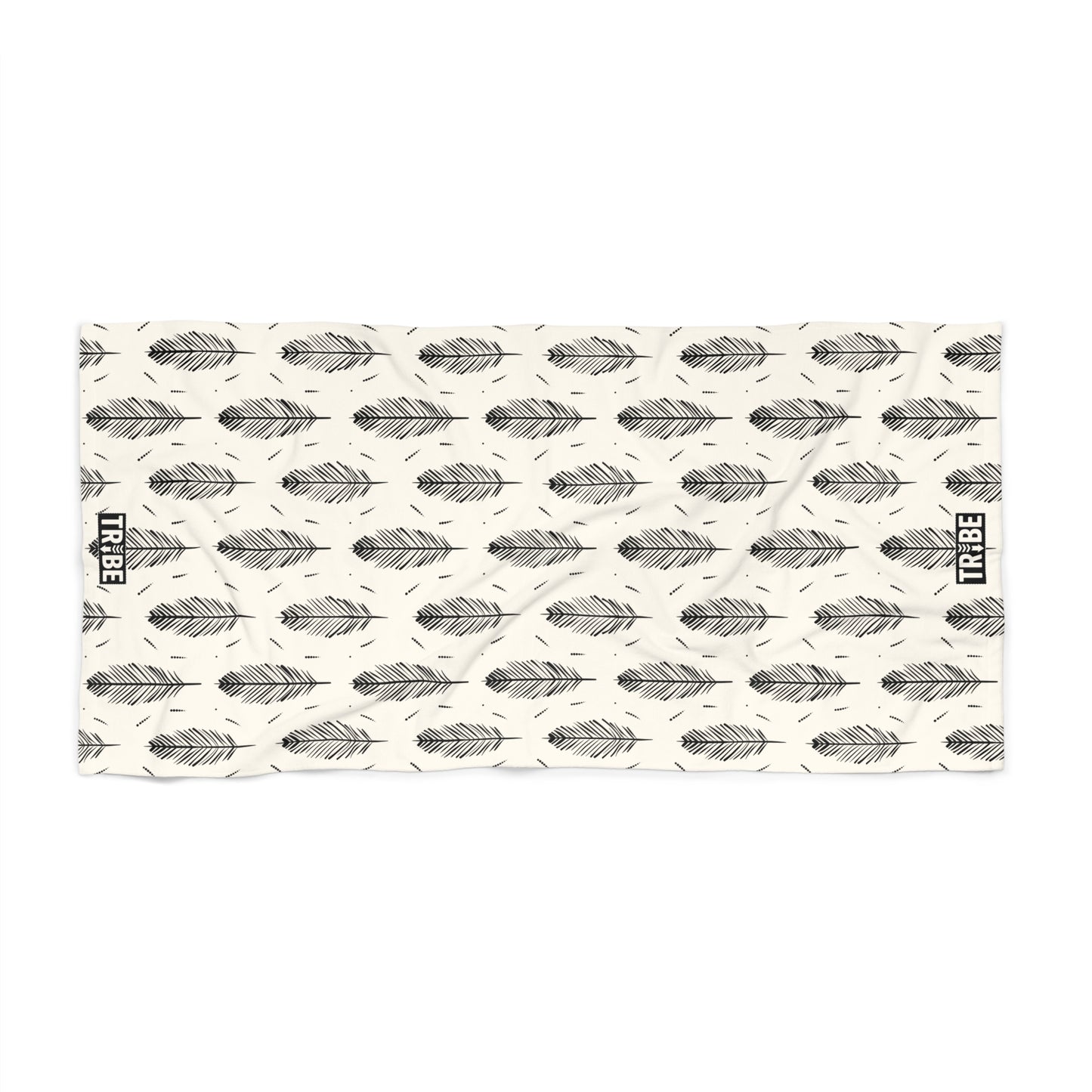 LIGHT AS A FEATHER Beach Towel - Bone