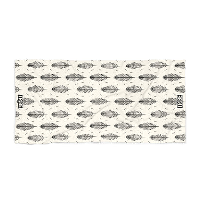LIGHT AS A FEATHER Beach Towel - Bone