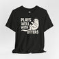 PLAYS WELL WITH OTTERS Jersey Tee - Bone Design