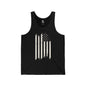 BARS-N-STARS Jersey Tank - Bone Silhouette Design