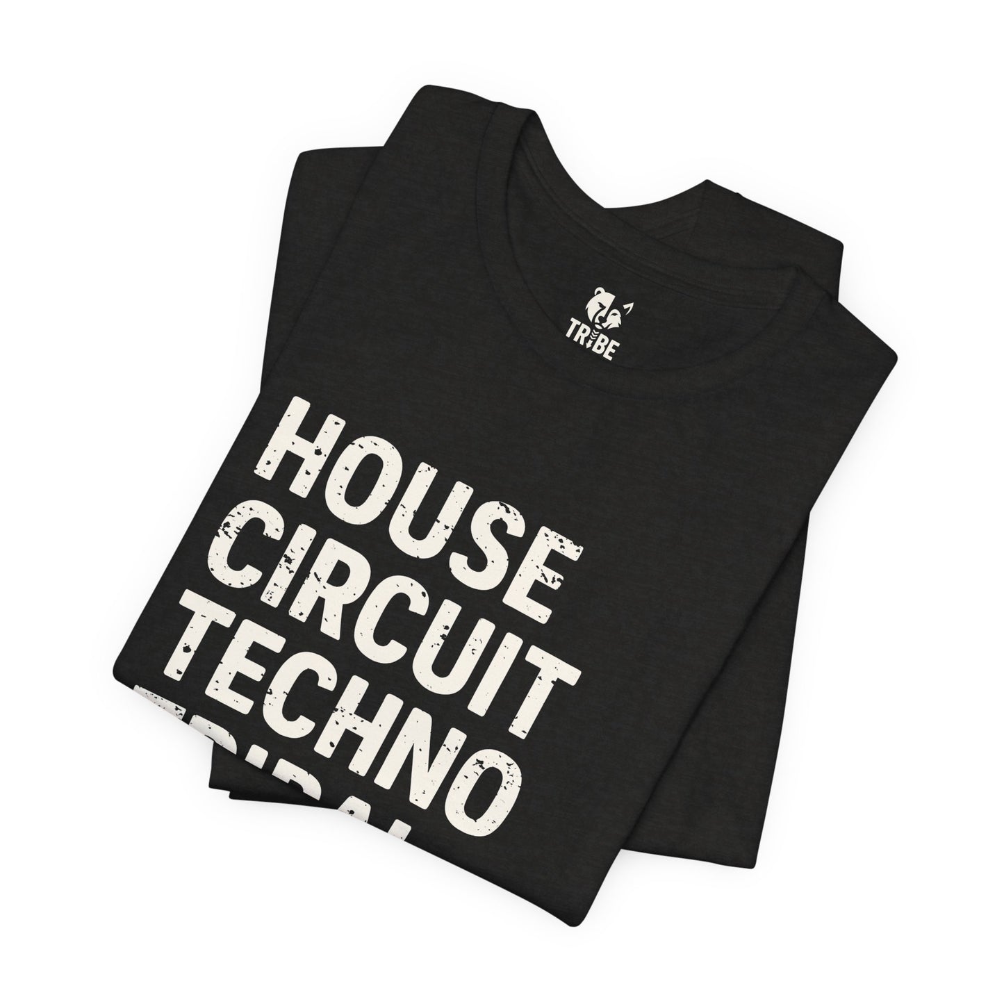 DANCE MUSIC TRIBALIST Jersey Tee - Bone Design