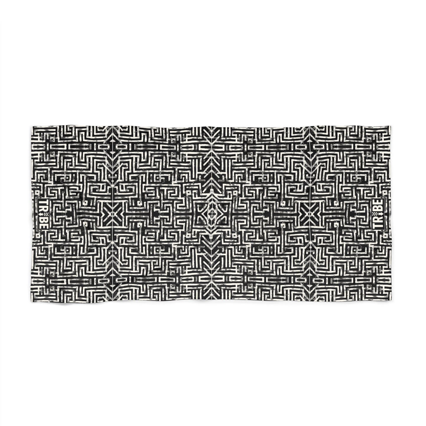 LABYRINTH Beach Towel - Onyx