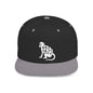 FERAL MONKEY Flat Bill Snapback — Bone Silhouette Design