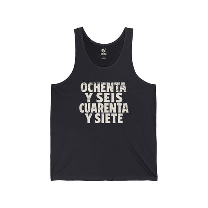 8647 (Español) Jersey Tank - Bone Design