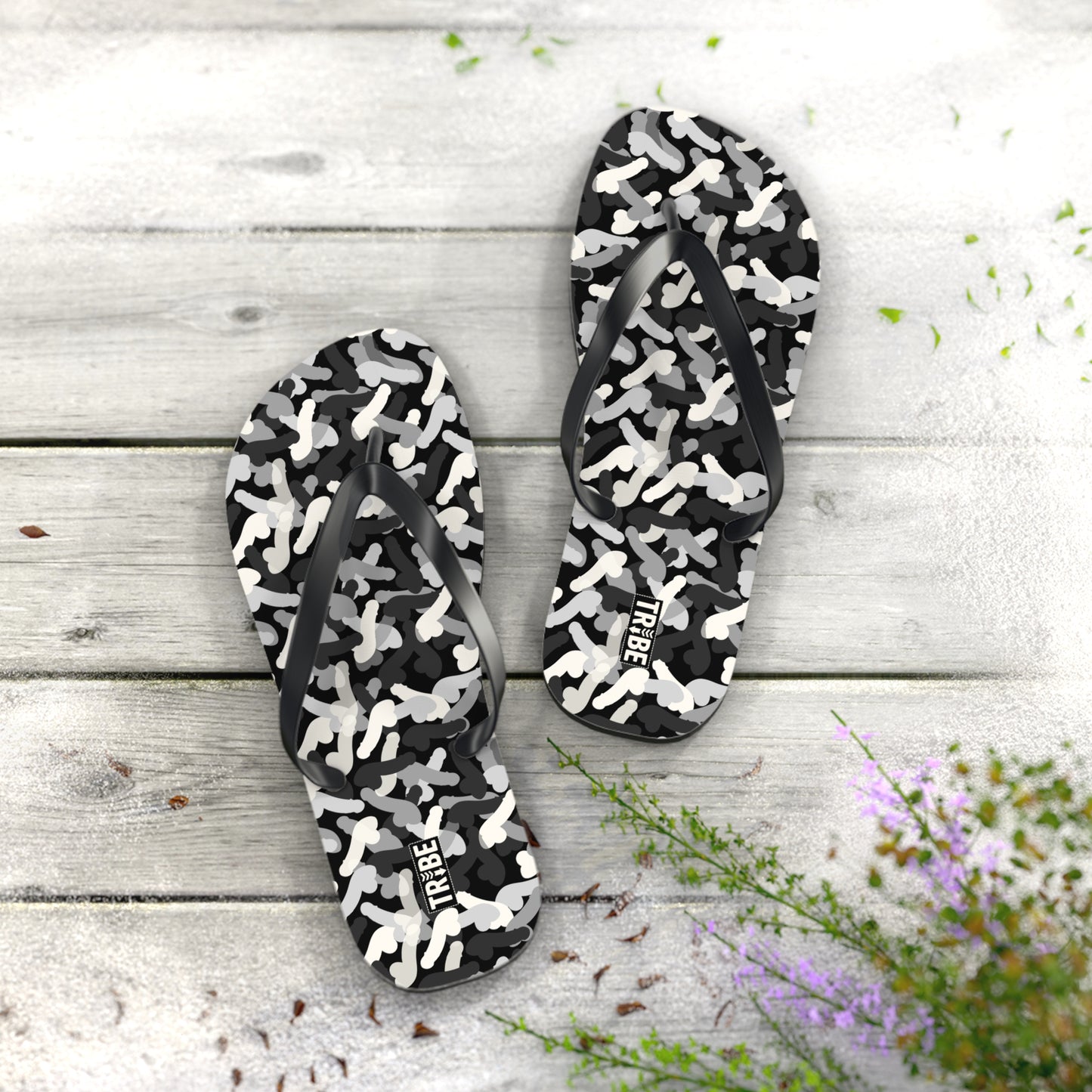 CAMOPHALLUS Flip Flops - Onyx