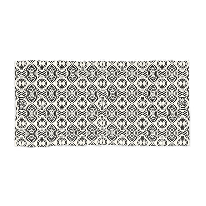 ALL EYES ON ME Beach Towel - Bone