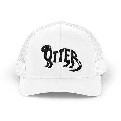 OTTER Snapback Trucker Cap - Onyx Silhouette Design