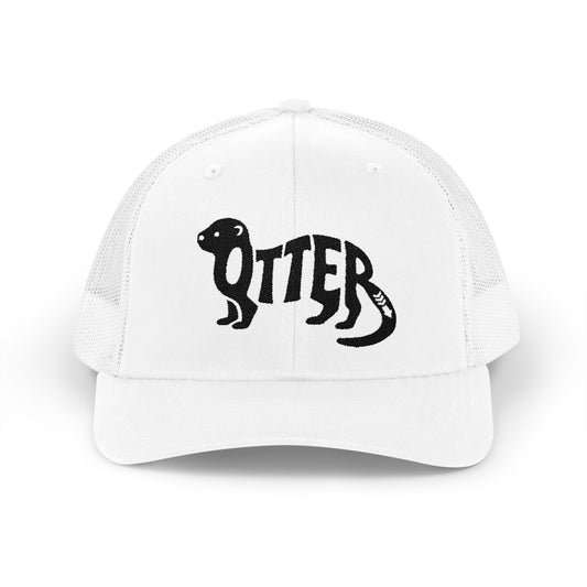 OTTER Snapback Trucker Cap - Onyx Silhouette Design