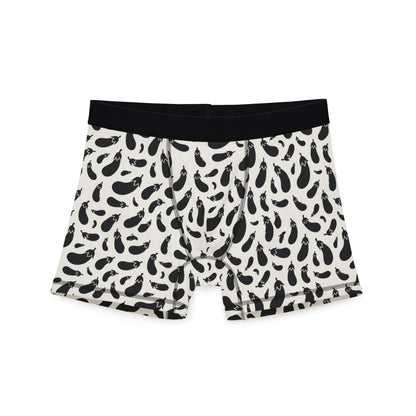 AUBERGINE Men's Boxer Briefs - Bone