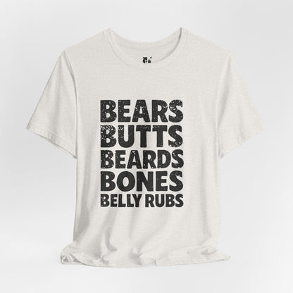BEAR TRIBALIST Jersey Tee - Onyx Design