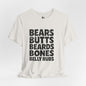 BEAR TRIBALIST Jersey Tee - Onyx Design