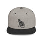FERAL MONKEY Flat Bill Snapback — Onyx Silhouette Design