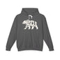 MUSCLE BEAR Lightweight Hoodie - Bone Silhouette Design