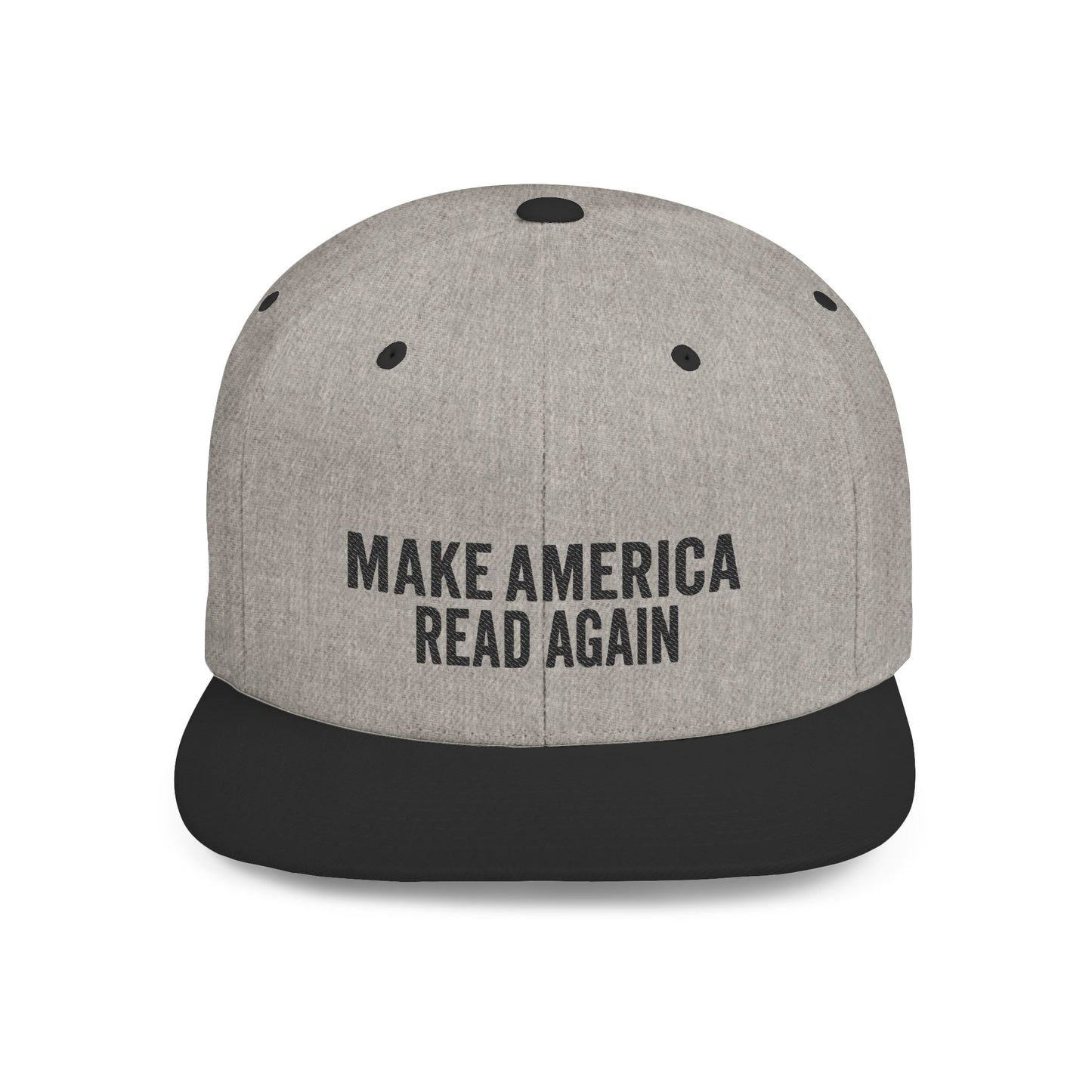 MARA Flat Bill Snapback — Onyx Design