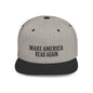 MARA Flat Bill Snapback — Onyx Design