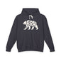 FERAL BEAR Lightweight Hoodie - Bone Silhouette Design