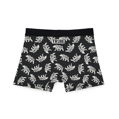 MUSCLE BEAR Men's Boxer Briefs - Onyx