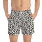 PARADISE Imprinted 5-6" Inseam Swim Trunks - Bone