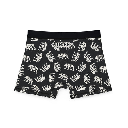 PAPI BEAR Men's Boxer Briefs - Onyx