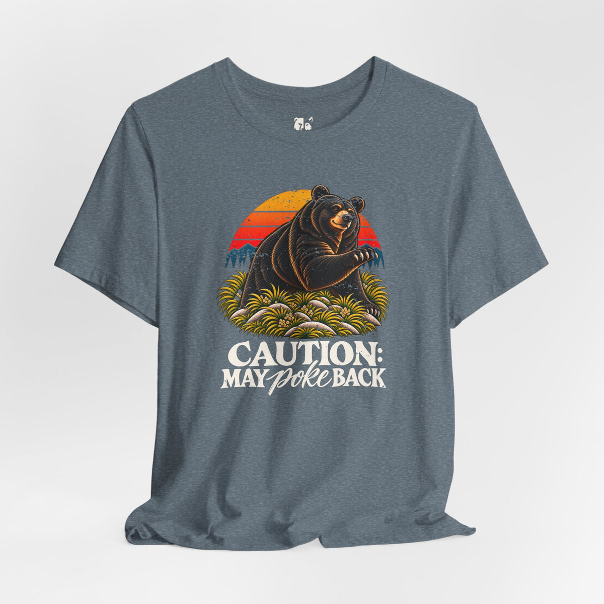 Caution: May Poke Back Jersey Tee